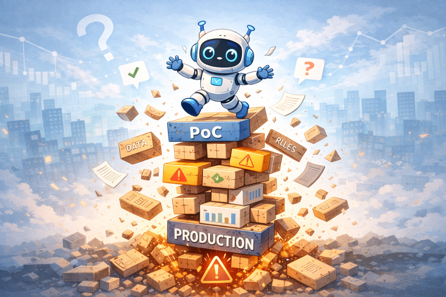 PoCでは動いた生成AIが本番直前で崩れる理由 ― few-shotの限界 ―