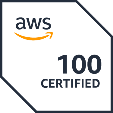 AWS 100 APN Certification Distinction バッジ