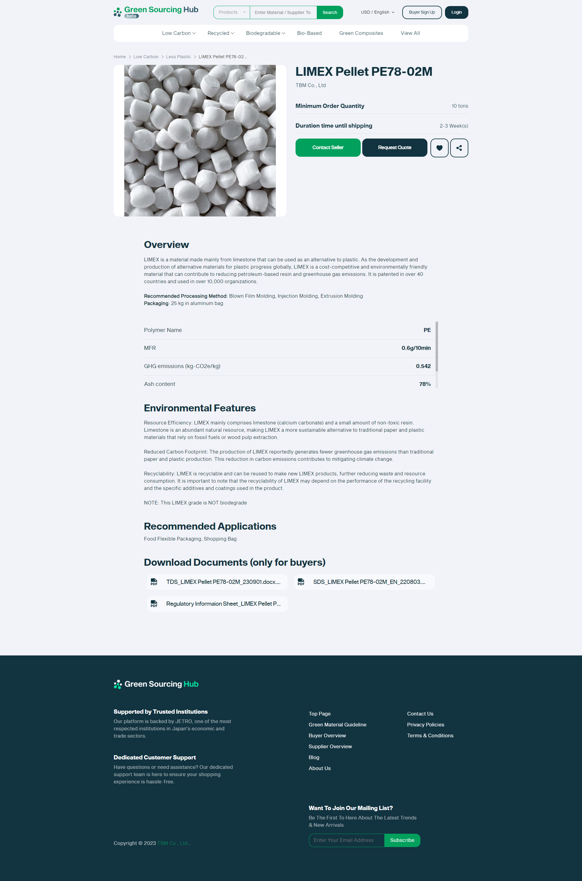 Green Sourcing Hub - Product Page.png